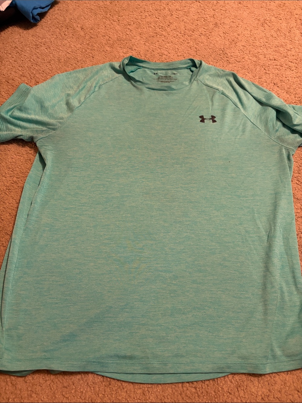 Under Armour Men’s Light Teal Heathered Short-Sleeve Performance Tee